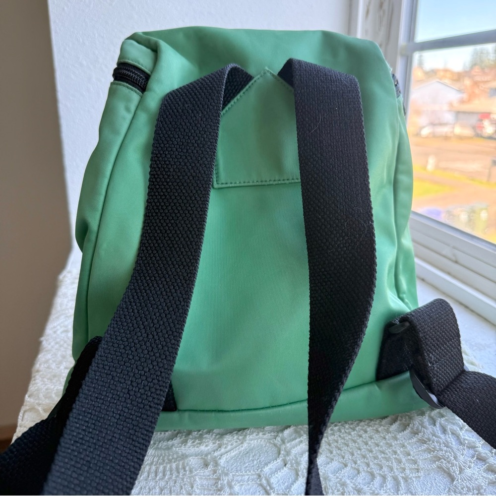 Kate Spade Green Nylon Backpack | Minimal Everyday Bag - Picture 4 of 5